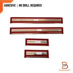 4 x Chrome Door Sill Scuff Plates for Toyota Corolla Cross (2020-2024)