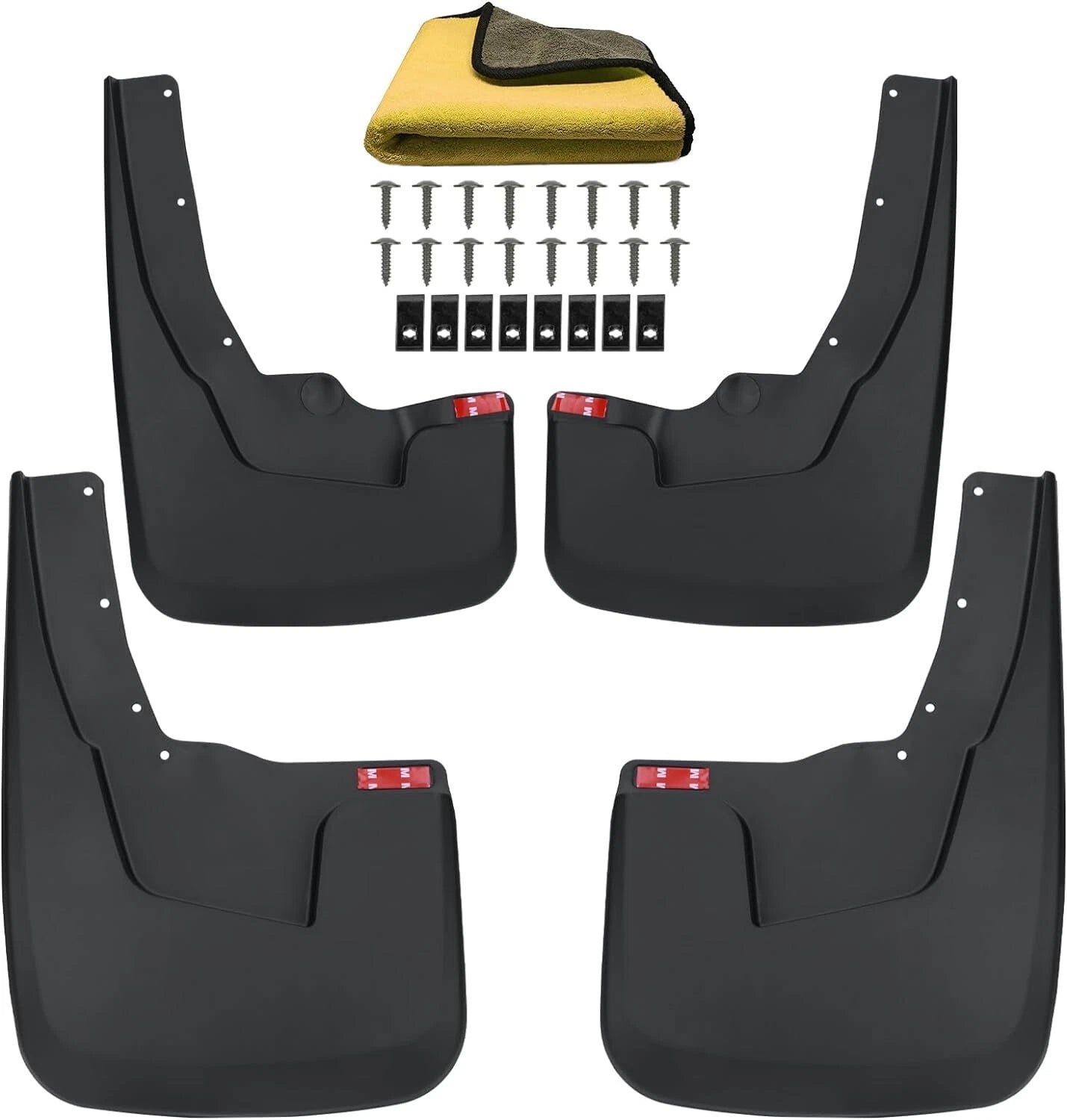 Set of 4 Splash Guards Mud Flaps for Dodge Ram 1500 (2019–2023)
