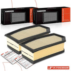 2X Engine Air Filter for Ford E-350 E-450 Super Duty (1990–2021)