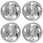 16' 5 Directional Spoke Push-on Chrome Wheel Cover Hubcaps - XIEUH219