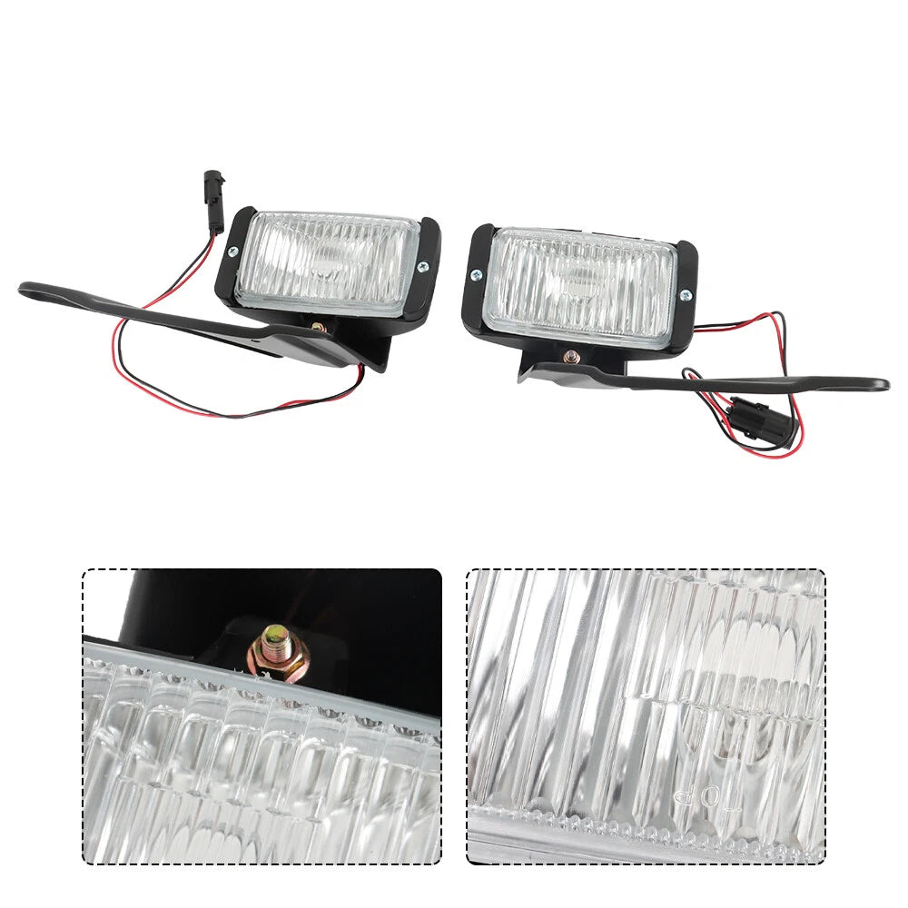 Pair Fog Lights with Bulbs for Chevy GMC C/K 1500 2500 3500 (1988–2000)