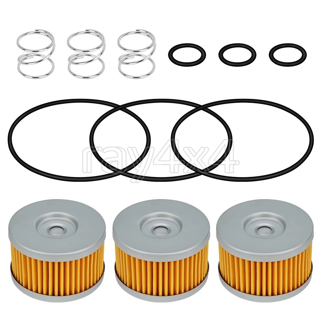 Set of 3 Oil Filters for Suzuki DR650SE SP500 LS650 (1990–2009) 16510-37450