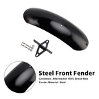 Steel Front Fender for Moto Guzzi V7 II (2010–2016) Black