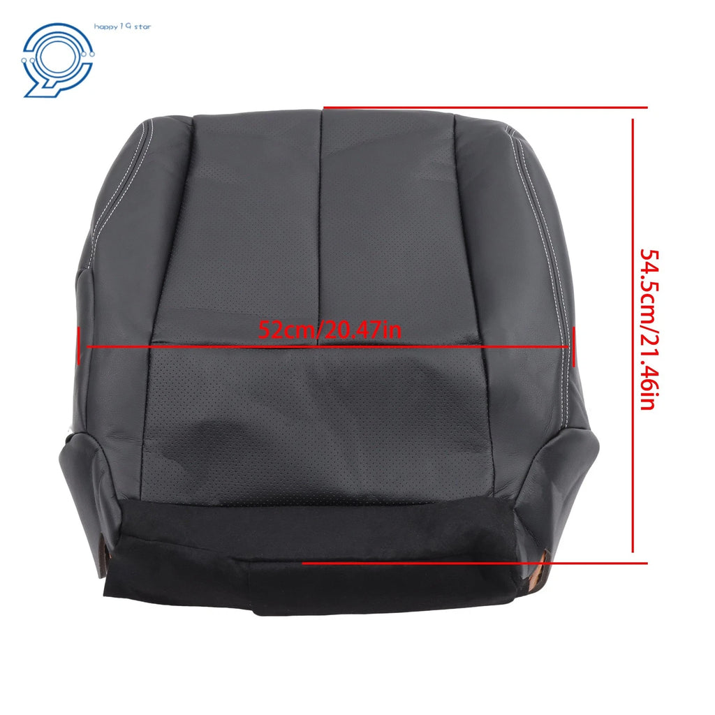 Leather Bottom Seat Cover for Nissan Murano (2015–2023) Black Perforated