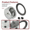 Rear Axle Lock Nut & Washer Set for Yamaha YFZ450/YFZ450X (2004–2013)