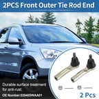 2 x Front Outer Tie Rod End Links for Honda CR-V (2007-2011)