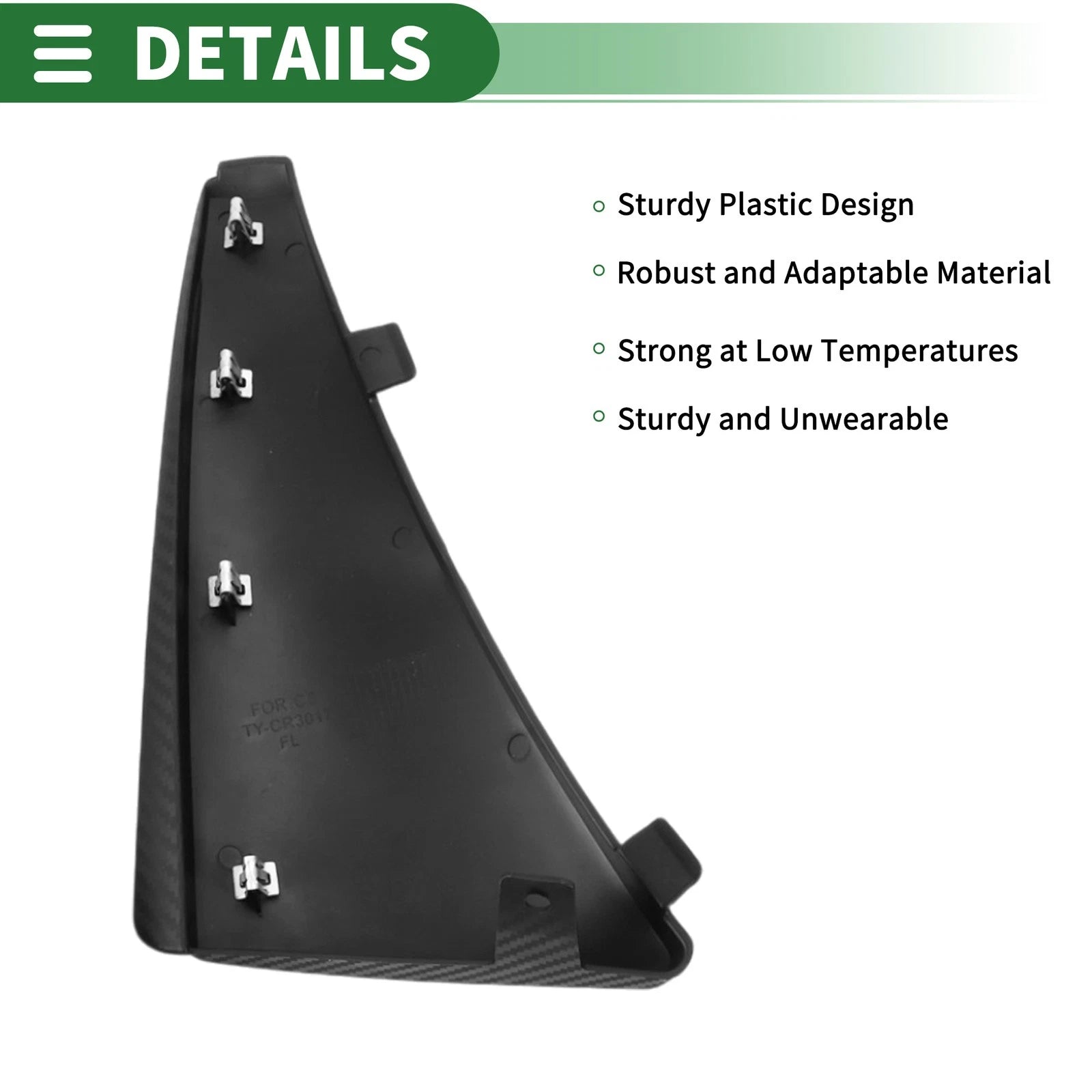 Mud Flaps Splash Guards for Chevrolet Corvette C8 (2021–2024) W/ Mounts