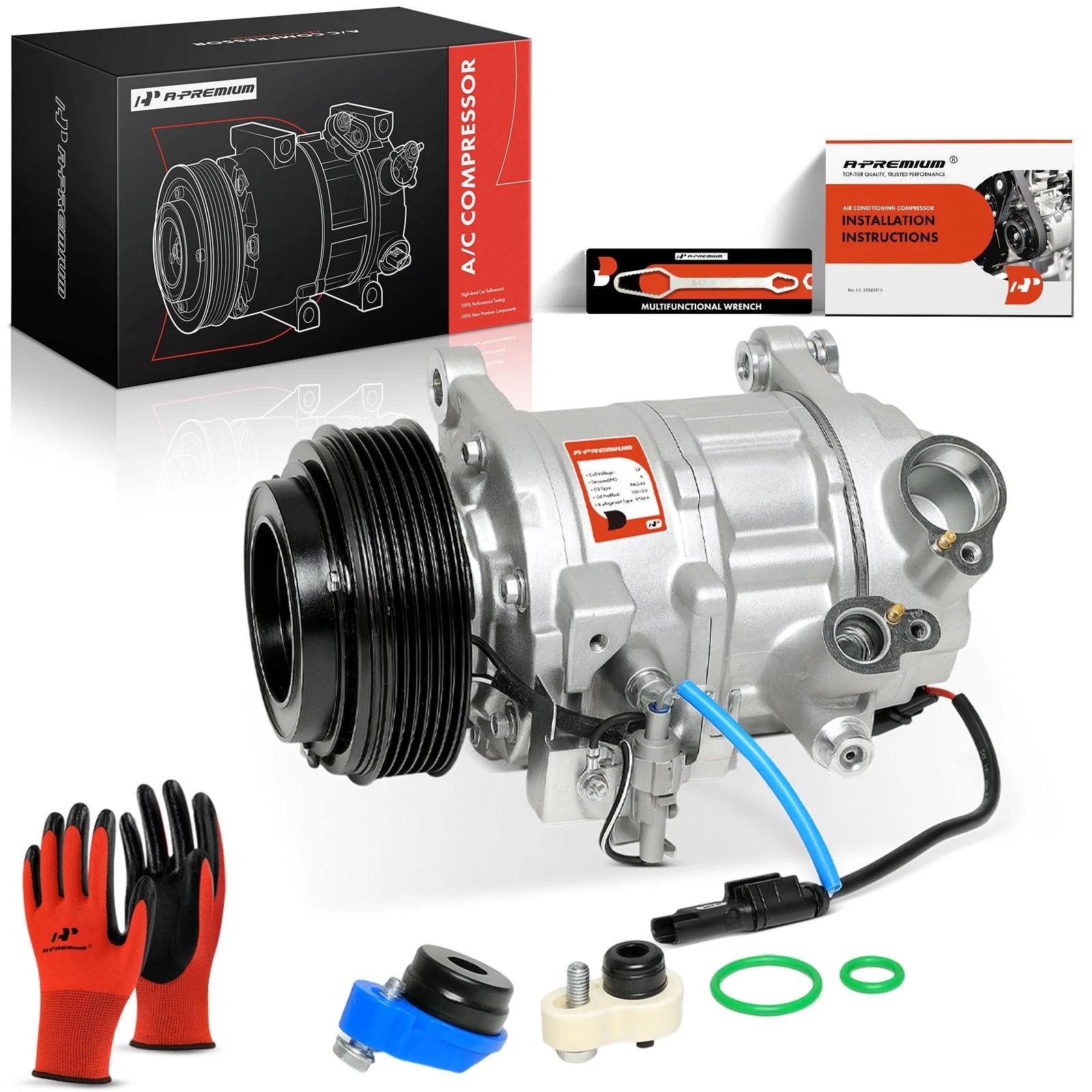 A/C Compressor with Clutch for BMW X1 X4 Z4 (2012–2016) 2.0L