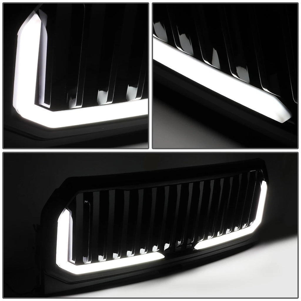 LED Tube Bar Front Bumper Grille for Ford F150 (2015–2017)