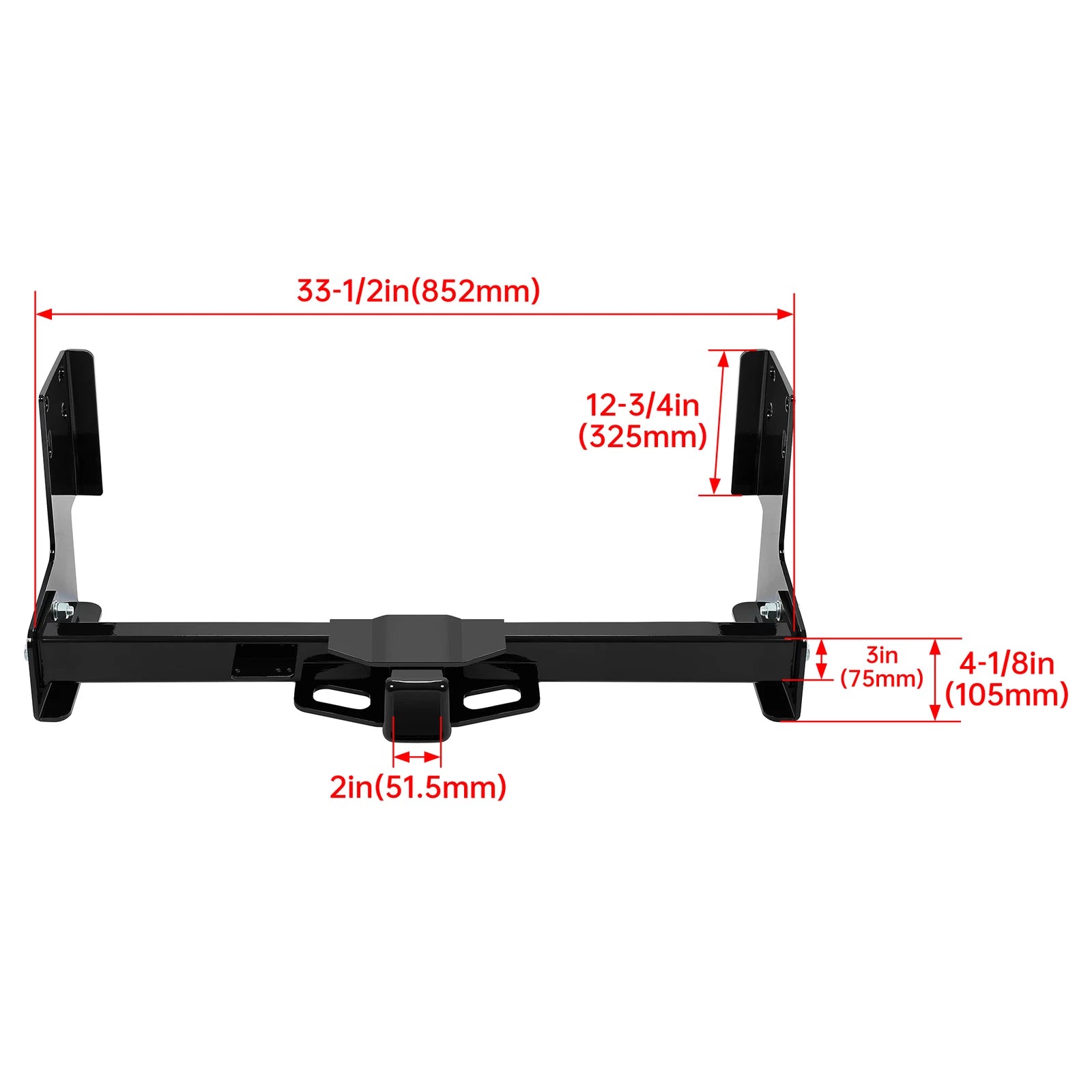 6000LBS Class 3 Trailer Hitch 2" Receiver for Dodge Sprinter 2500 3500 (2007–2026)