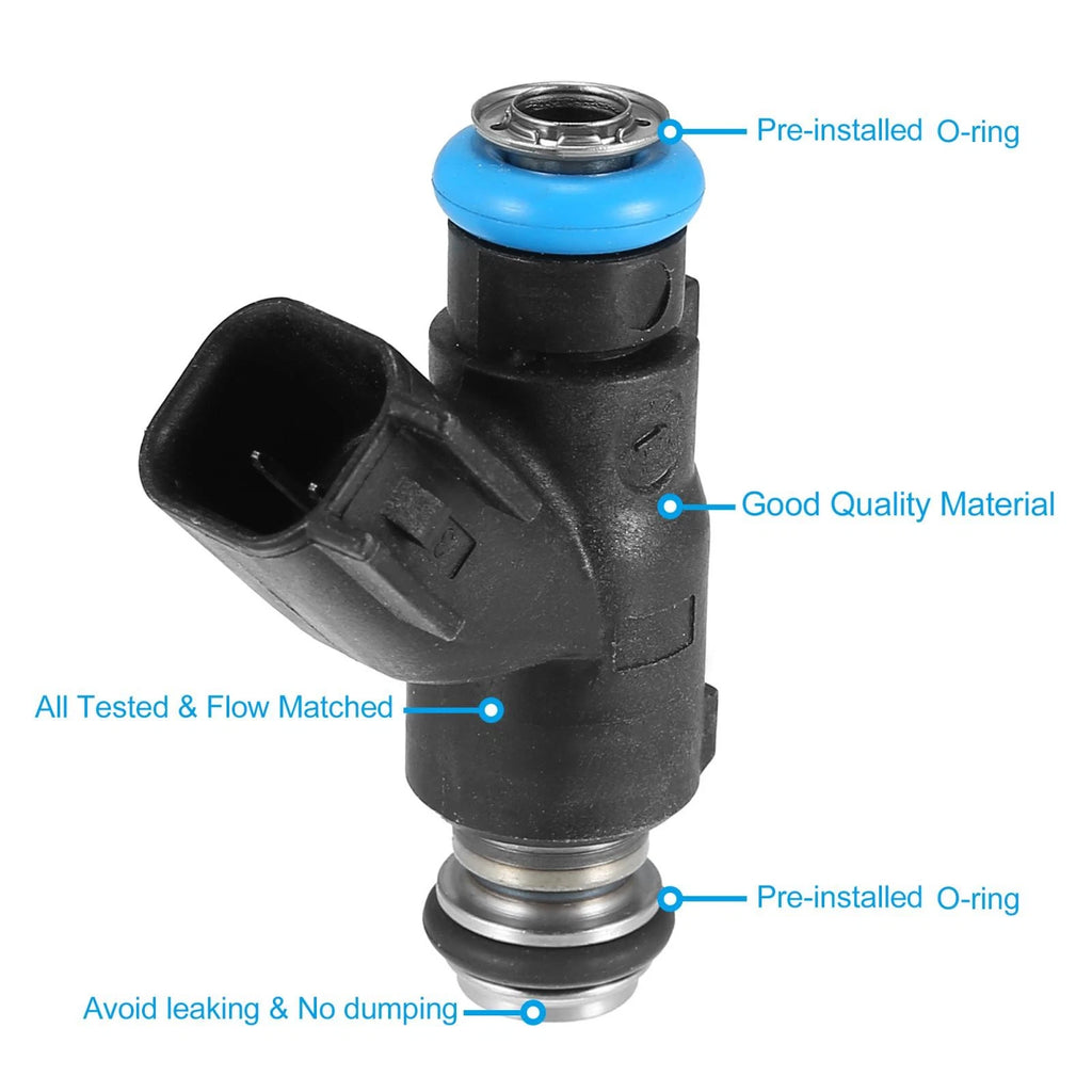8pcs Fuel Injector 12613412 for Chevy Silverado 2500 3500 HD (2010–2019) 6.0L 6.6L