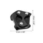 Kickstand Pad Set Aluminum Alloy for HONDA CB200X (2021-2022) Black