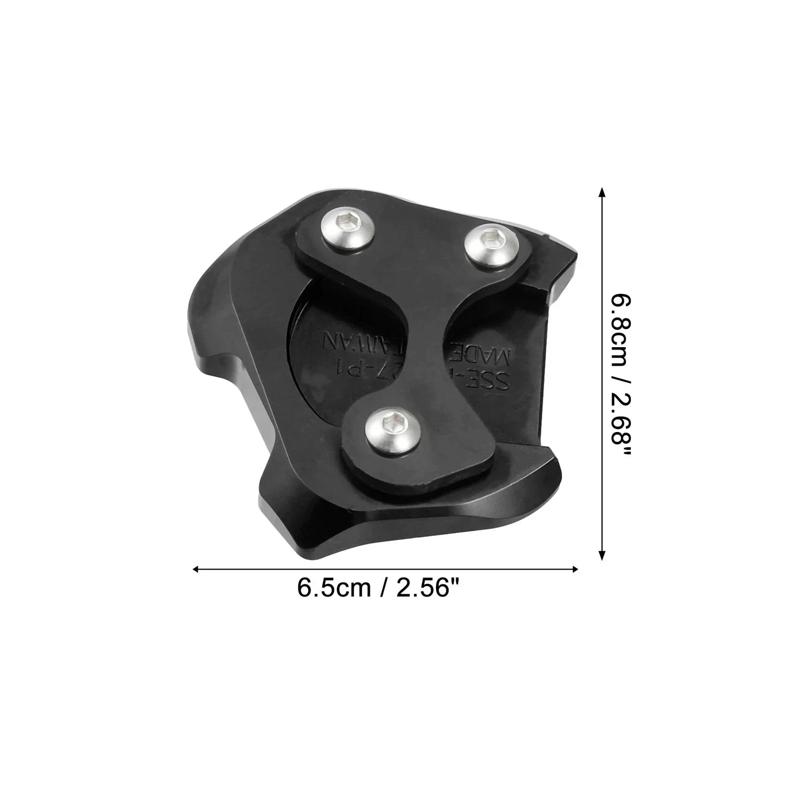 Kickstand Pad Set Aluminum Alloy for HONDA CB200X (2021-2022) Black