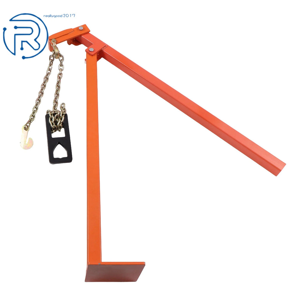 36in T Post Puller with Puller Plate & 47in Chain for Heavy Duty Fencing