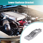 Set of 2 Lower Radiator Brackets with Rubber Cushions for Buick 