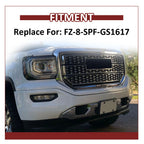 Front Bumper Skid Plate Valance for GMC Sierra 1500 (2016–2019) Chrome