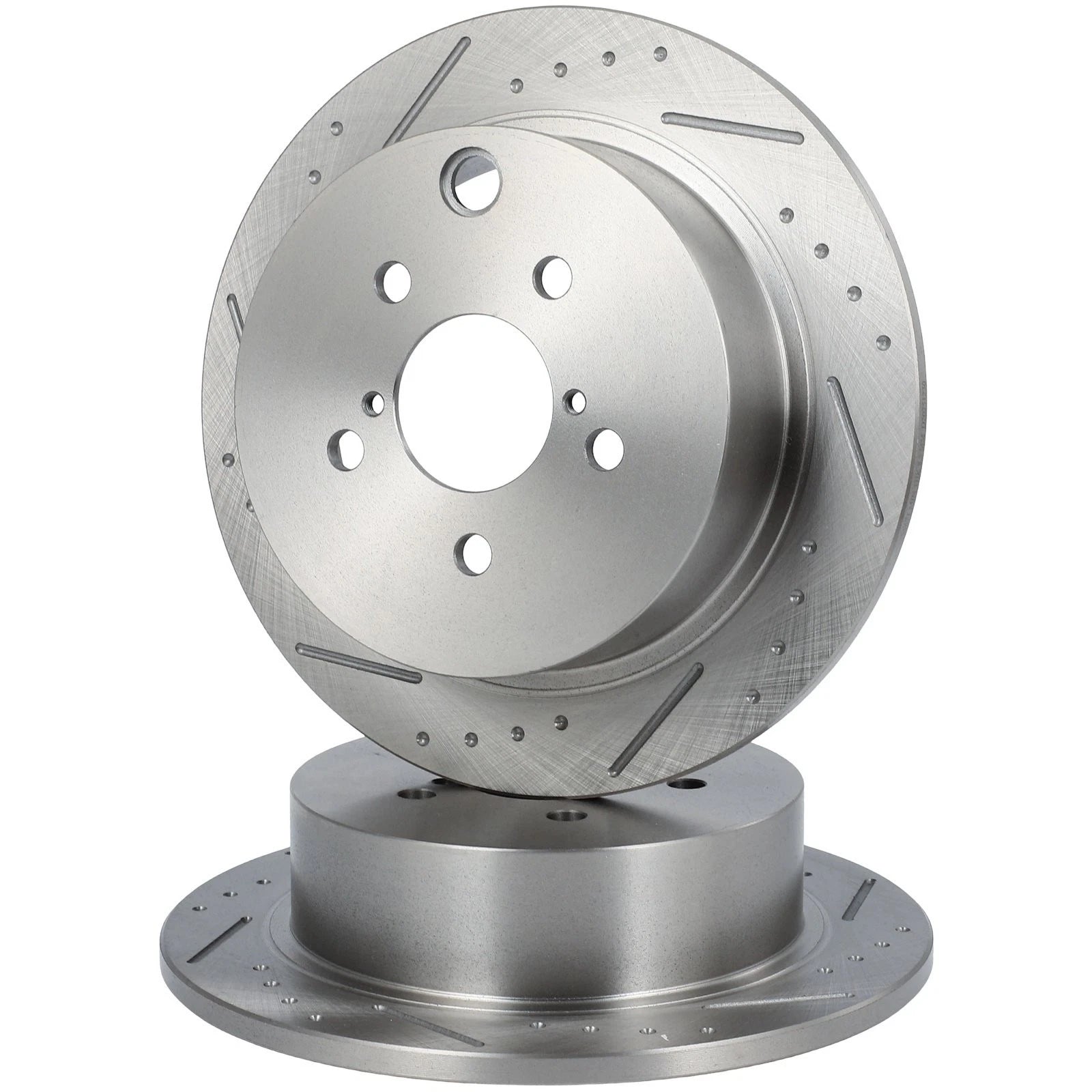 Rear Drilled Slotted Brake Rotors for Subaru Crosstrek Impreza (2012–2014)