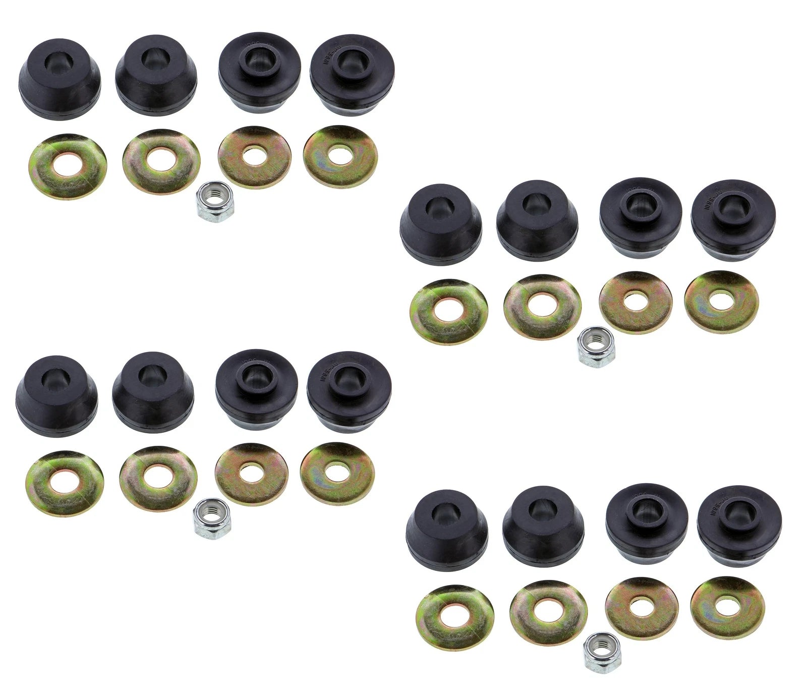Set of 4 Rear Strut Rod Bushing Kits for Chrysler Breeze Sebring Stratus (1996–2006)