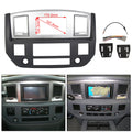 Double Din Dash Install Bezel Kit for Dodge Ram 1500 2500 3500 (2006–2009)