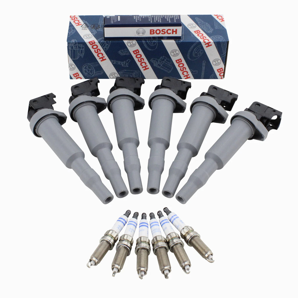 Set of 6 Ignition Coils & 6 Double Platinum Spark Plugs for BMW F82 F83 (2014–2020)