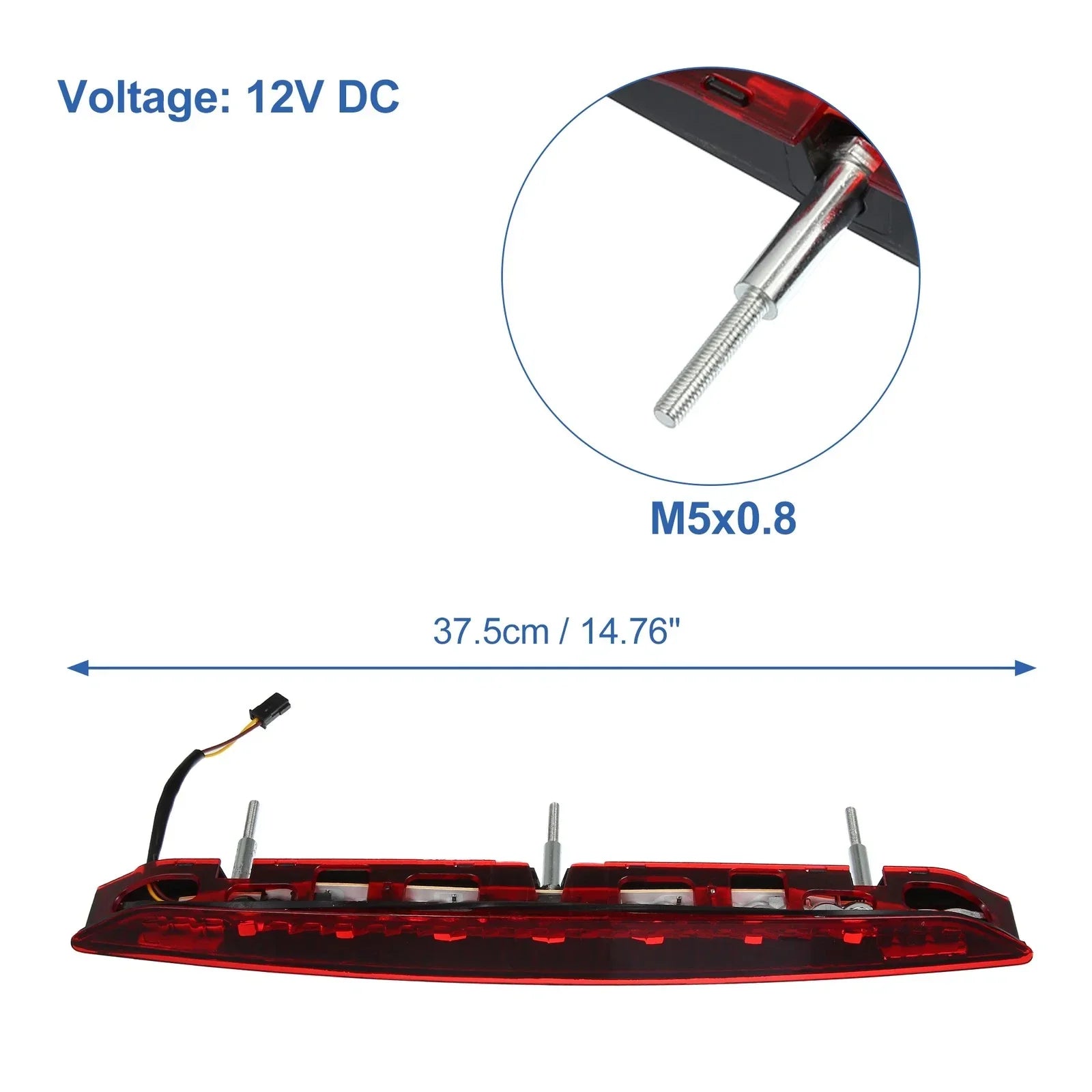 High Level Third Rear Brake Stop Light for BMW Z4 2.5i 3.0i Red
