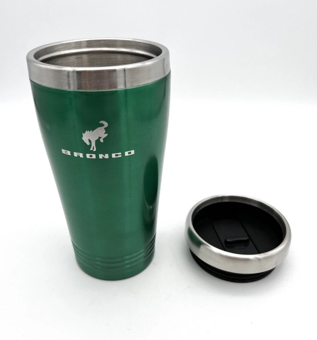 Travel Coffee Mug Tumbler Green Stainless Steel for Ford Bronco (2021–2022)