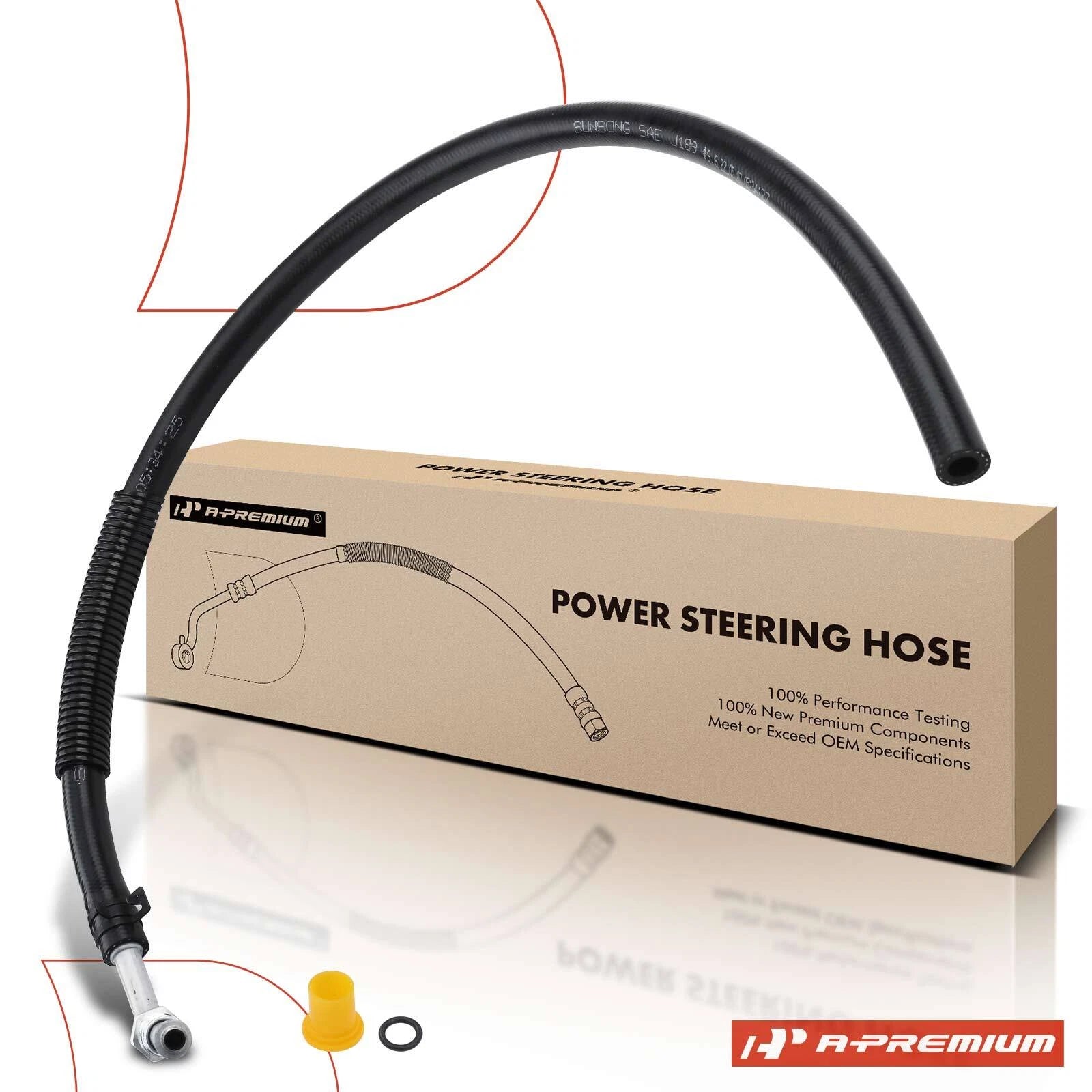 Power Steering Return Line Hose Assembly for Chevy Cavalier Pontiac (2000–2005)