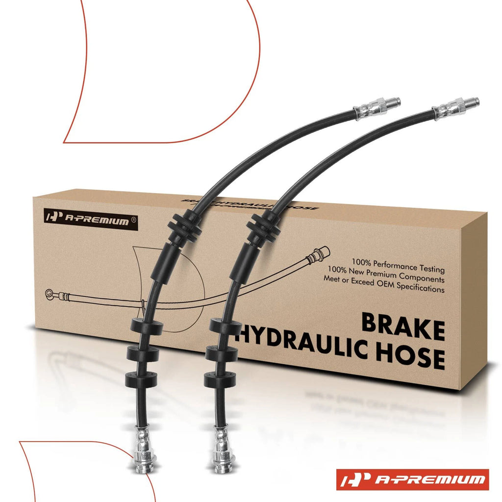 2X Front Brake Hydraulic Hose for Jeep Cherokee (2014–2019)