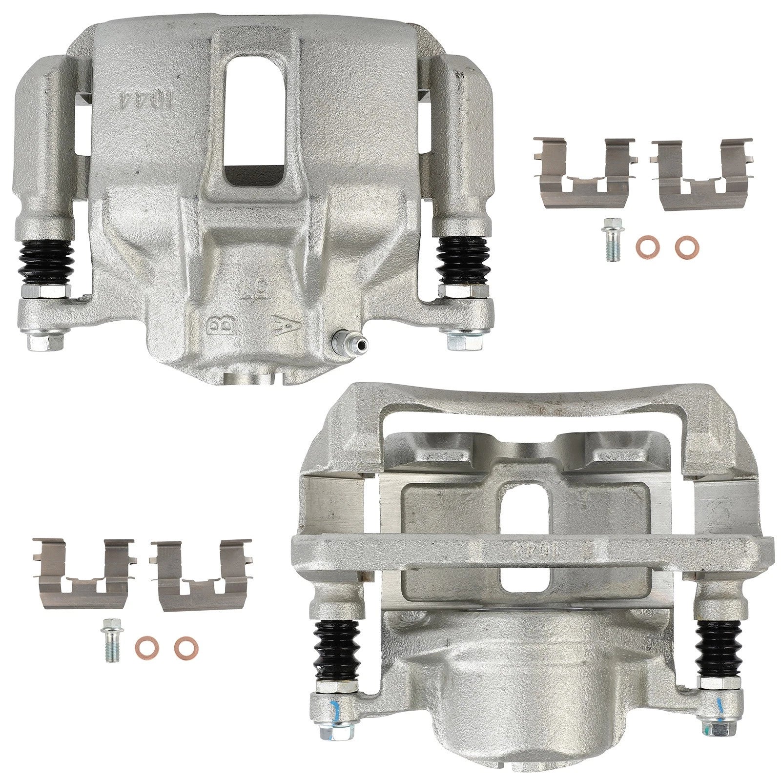 Front Pair Brake Calipers w/ Bracket for Honda Accord V6 (2003–2004)