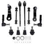 12pc Front Ball Joint and Idler Arm Kit for Chevy Silverado 1500 2500 HD (2007–2018)