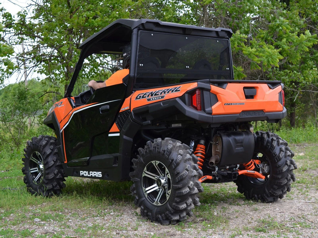 Heavy Duty Rear Dark Tinted Windshield for Polaris General (2016–2023)