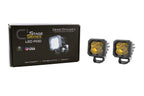 LED Pod Lights Sport Yellow Wide Beam With Amber Back Light Pair for Toyota (2001–2007)