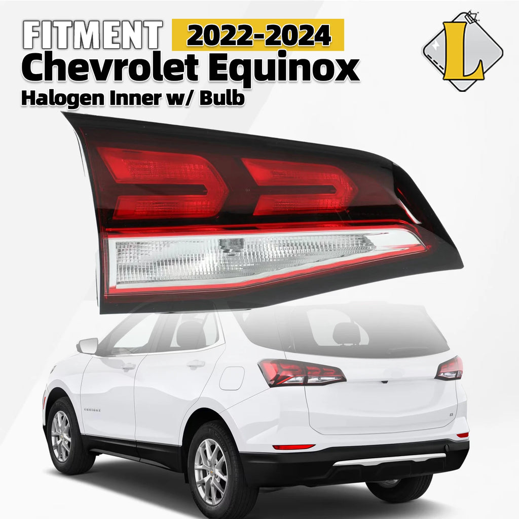 Tail Lamp for Chevrolet Equinox (2022–2024) Halogen Inner w/ Bulb Driver Left
