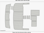EVA Pads for Carver 300 Aft Cabin (1993) - Faux Flooring Mat