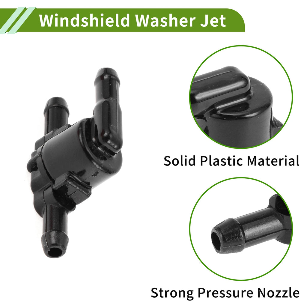 Set of 1 Windshield Washer Nozzle with Hose Connector for Toyota  No. 8532128020