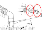 Hose Fitting Nipple for Volvo Penta Diesel (872336, 872334, OMC 0872338)