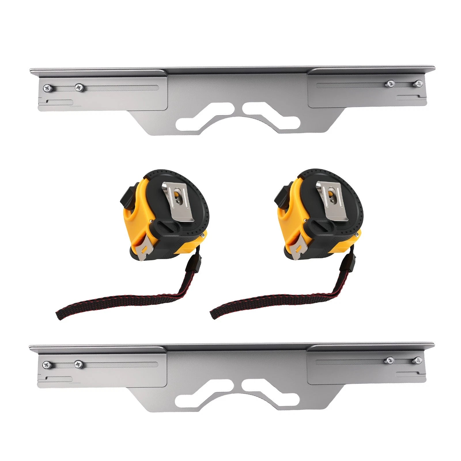 2PC Toe Alignment Tool Carbon Steel Wheel Calibration Plates for Universal (—)