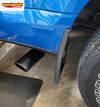 Exhaust Muffler for - 3" Inlet, 4" Outlet, Black Tip