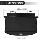 Retractable Cargo Cover for BMW X3 (2004-2010) Black Carbon Fiber