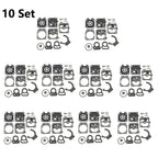 10x Carburetor Rebuild Kit for Walbro K10-WZ K1-WZ WZ