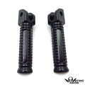 Front Racing Footpegs for Suzuki GSX 1300R Hayabusa (1999–2007) & B-King (2008–2013) - Black