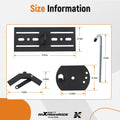 Spare Tire Carrier for Roof Racks Platform Cargo Baskets