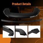 Rear Mid+Roof Spoiler Kit for Jeep Grand Cherokee (2013–2021) Black SRT Style