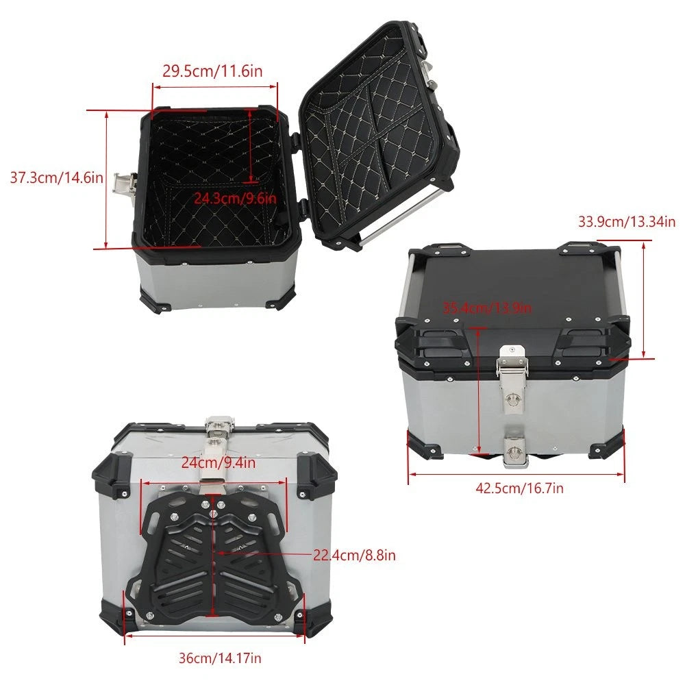 45L Waterproof Tail Box for Motorcycle Scooter