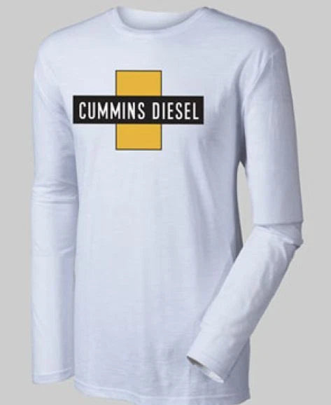 Cummins Long Sleeve T-Shirt Vintage Cross Logo Diesel 3XL