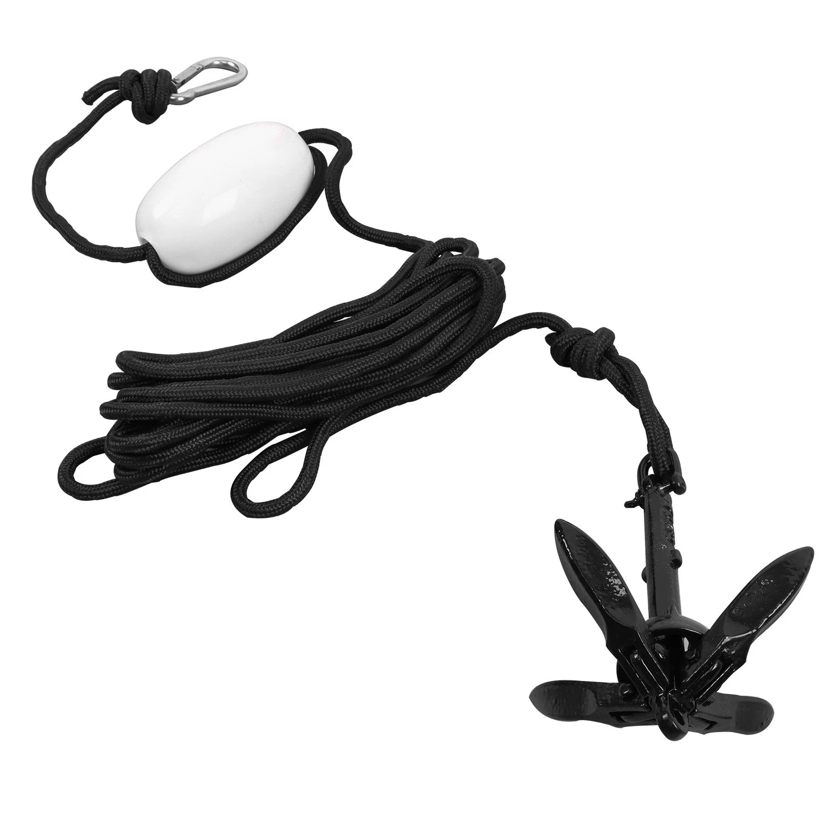 Folding Anchor Kit for Canoe Kayak Raft Boat (1.5LB/3.3LB/5.5LB/7.05LB)