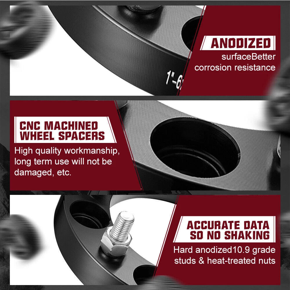 2" Wheel Spacers for Toyota Tacoma Lexus GX460 GX470 (2005–2024)