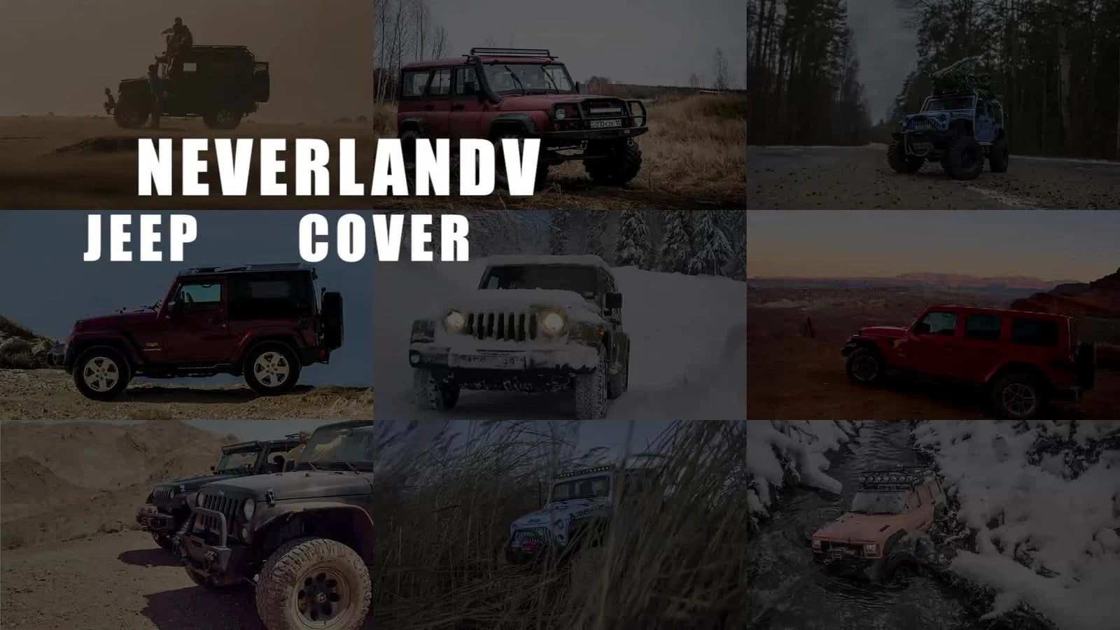 Waterproof Car Cover for Jeep Wrangler (2007–2023) - UV Protection
