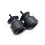 Black Swingarm Spools 6mm for Yamaha FZ-1 FZ6 FZ8 FZS1000 FZS600 R1