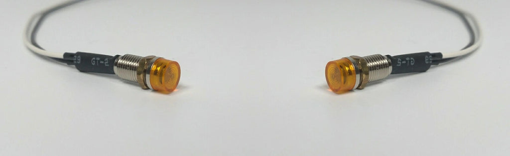 Amber LED Dash Indicator Lights Pair for Toyota Hilux (2010–2015)